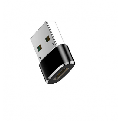 Adapter USB-C - USB black bulk Adapter USB-C - USB black bulk