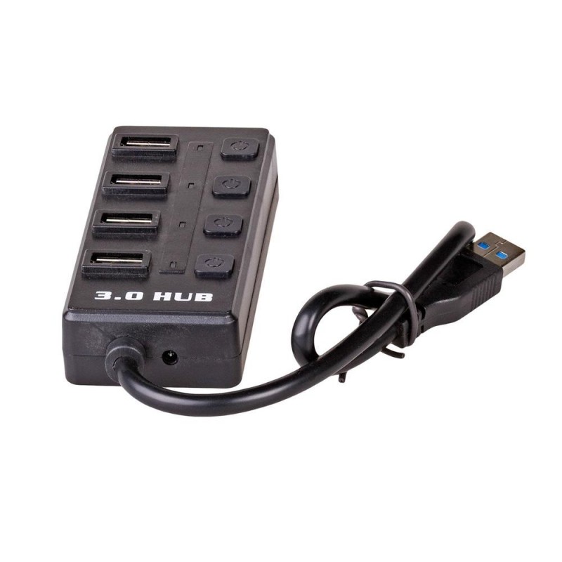 Akyga Hub AK-AD-33 USB active USB A (m) / 4x USB A (f) switches ver. 3.0 15cm Akyga Hub AK-AD-33 USB active USB A (m) / 4x USB A (f) switches ver. 3.0 15cm