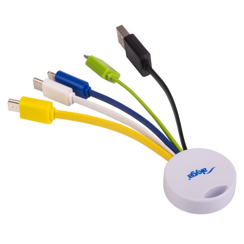 Akyga adapter cable AK-AD-51 USB 5in1 USB A / USB type C / micro USB B / mini USB B / Thunderbolt Akyga adapter cable AK-AD-51 USB 5in1 USB A / USB type C / micro USB B / mini USB B / Thunderbolt
