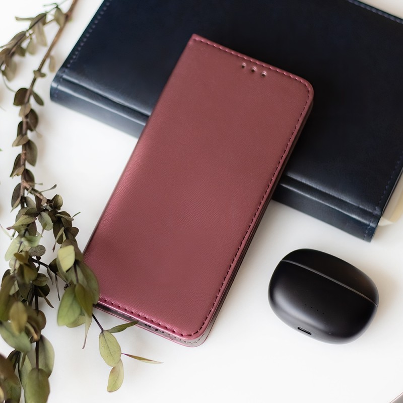 Smart Magnetic case for Motorola Edge 70 Pro 5G burgundy Smart Magnetic case for Motorola Edge 70 Pro 5G burgundy