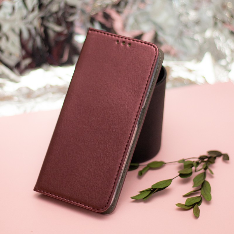 Smart Magnetic case for Motorola Edge 70 Pro 5G burgundy Smart Magnetic case for Motorola Edge 70 Pro 5G burgundy