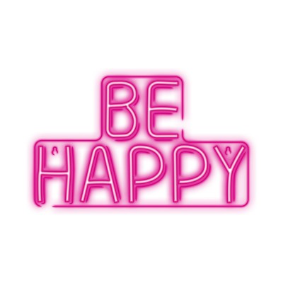 Neon PLEXI LED BE HAPPY pink NNE10 Neolia Neon PLEXI LED BE HAPPY pink NNE10 Neolia