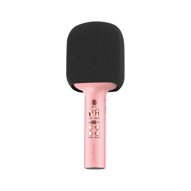 Maxlife Bluetooth microphone with speaker MXBM-600 pink Maxlife Bluetooth microphone with speaker MXBM-600 pink