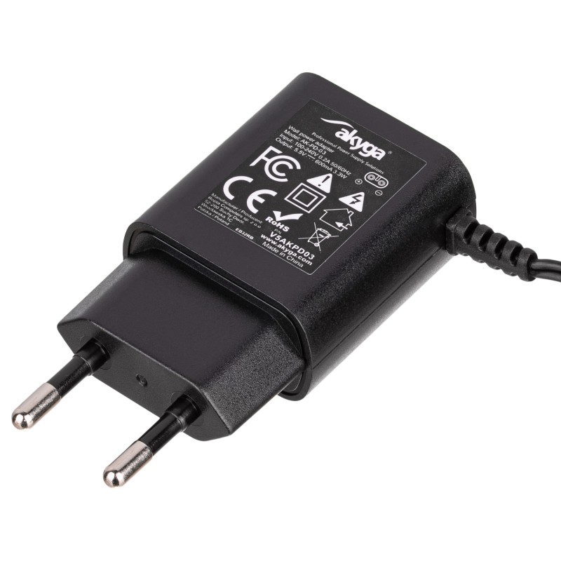 Akyga power supply AK-PD-03 5.5V / 600mA 3.3W plug Karcher Akyga power supply AK-PD-03 5.5V / 600mA 3.3W plug Karcher