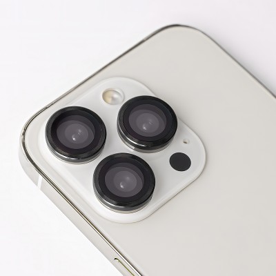 Set of lens glasses for iPhone 17 Air black frame