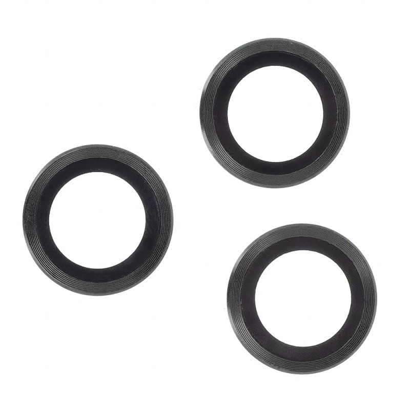 Set of lens glasses for iPhone 15 / 15 Plus black frame (2 pcs) Set of lens glasses for iPhone 15 / 15 Plus black frame (2 pcs)