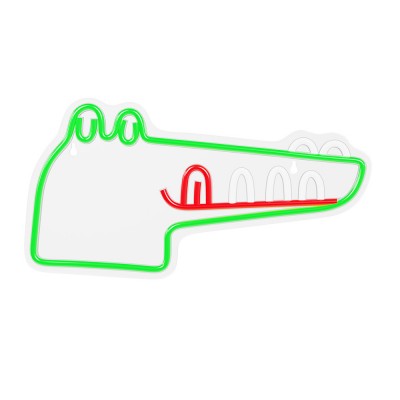 Neon PLEXI LED JURASSIC CROC green FLNJ03 Forever Light Neon PLEXI LED JURASSIC CROC green FLNJ03 Forever Light