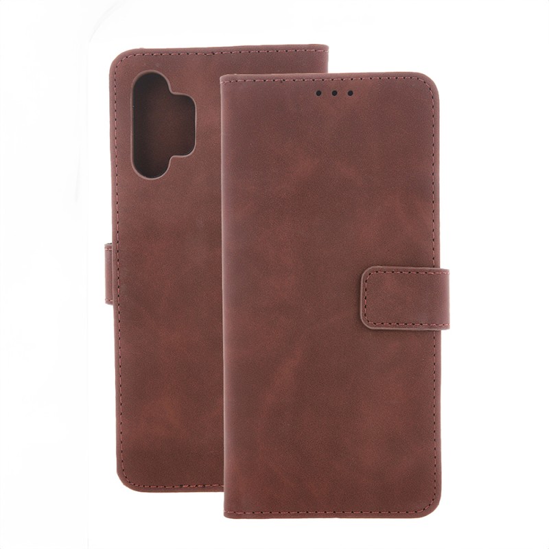 Smart Velvet case for Honor 600 / Honor 600 Pro brown