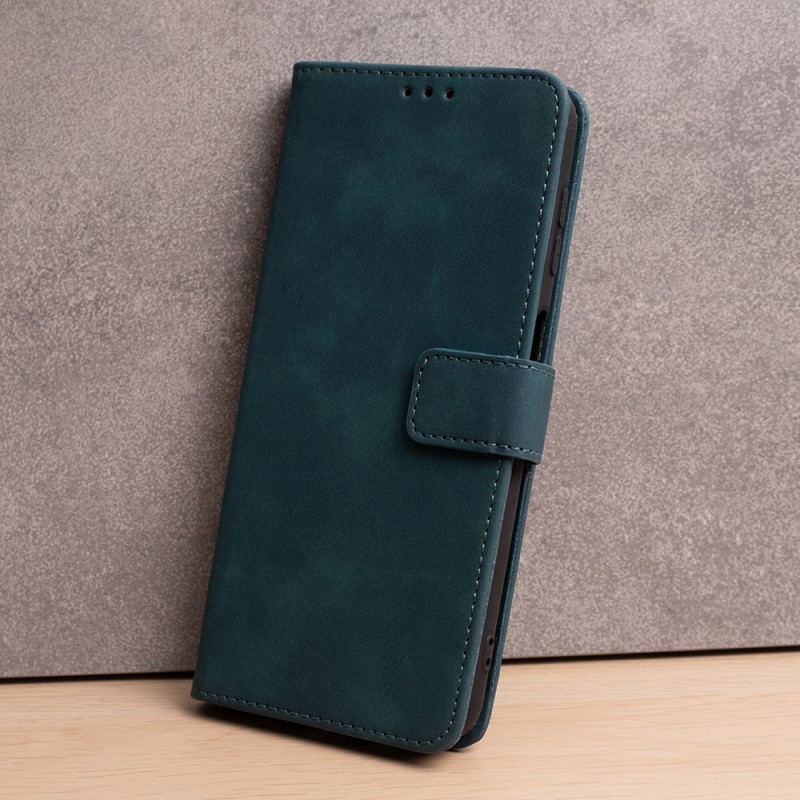 Smart Velvet case for Honor 600 / Honor 600 Pro dark green