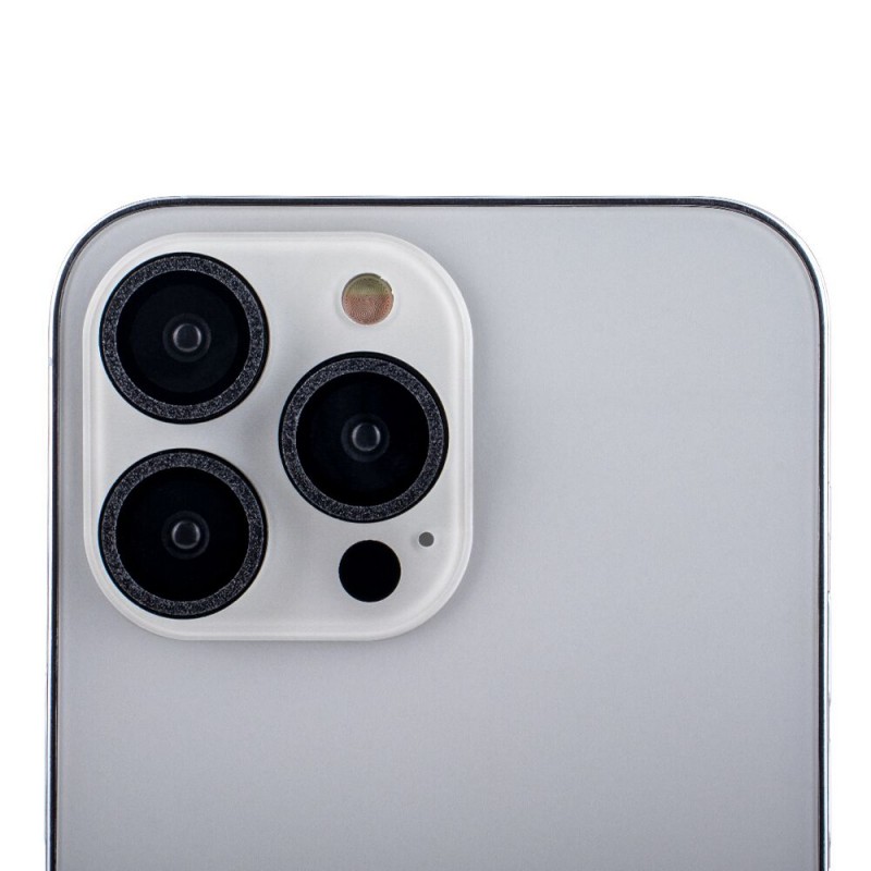 Set of lens glasses for iPhone 11 Pro black glitter (2 pcs)