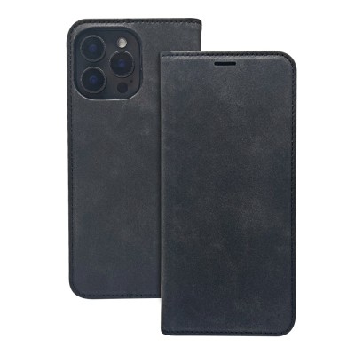 Smart Suede case for Honor 600 / Honor 600 Pro black