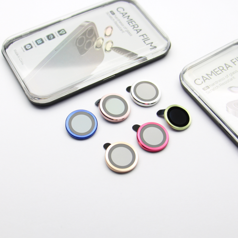Set of lens glasses for iPhone 12 Mini / iPhone 12 / iPhone 11 gold (2pcs)