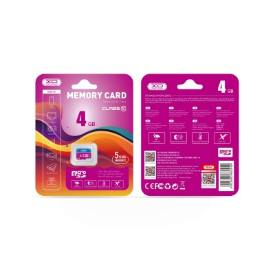 XO memory card 4GB microSDHC cl. 10
