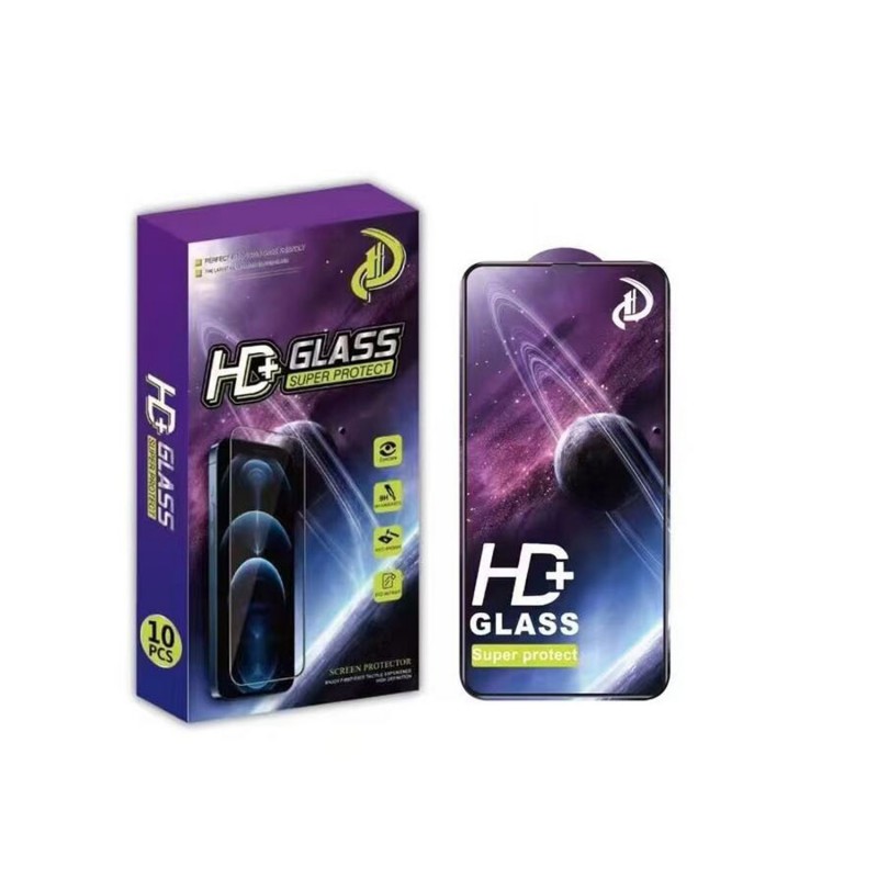 Tempered glass 9D for Samsung Galaxy A16 4G / A16 5G / M16 5G / A17 black frame 10in1