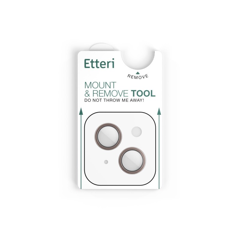 Etteri camera lens protector for iPhone 13 / 13 Mini pink
