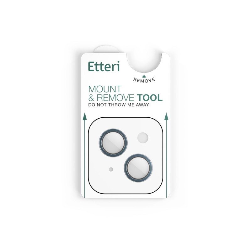 Etteri camera lens protector for iPhone 14 / 14 Plus blue