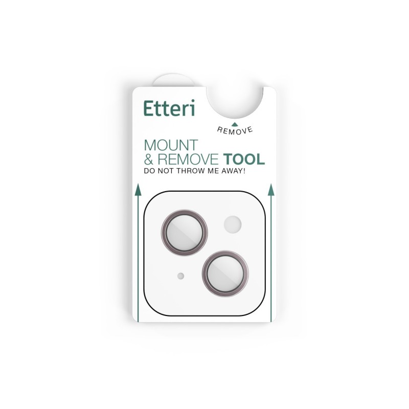 Etteri camera lens protector for iPhone 15 / 15 Plus pink Etteri camera lens protector for iPhone 15 / 15 Plus pink