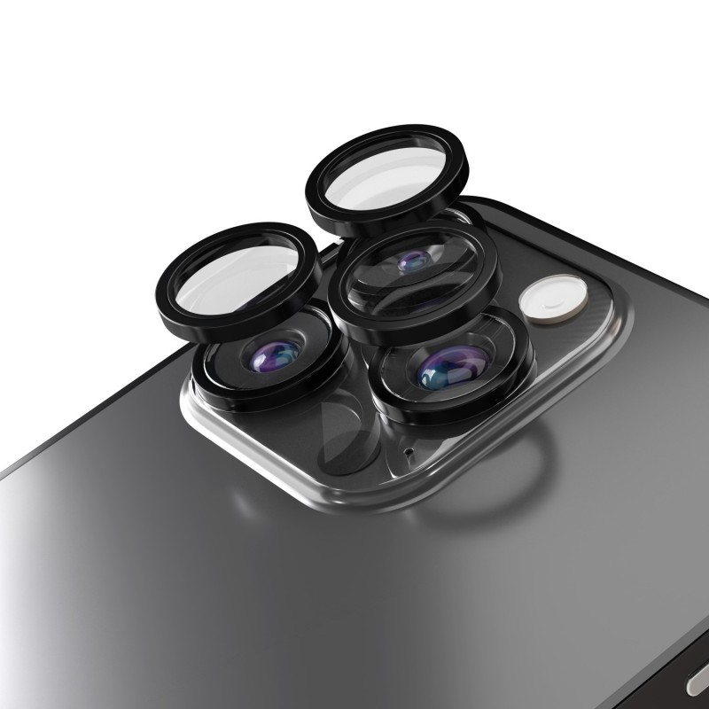Etteri camera lens protector for iPhone 15 Pro / 15 Pro Max black Etteri camera lens protector for iPhone 15 Pro / 15 Pro Max black