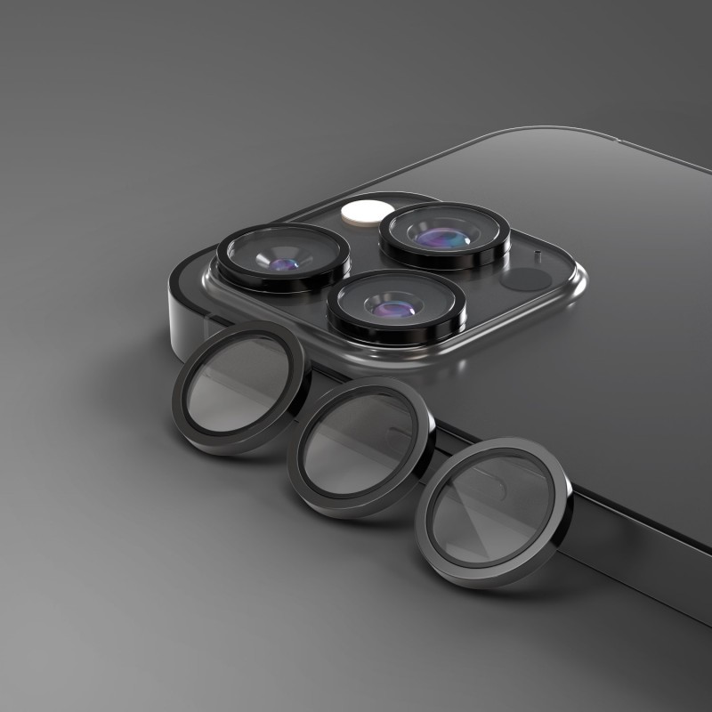 Etteri camera lens protector for iPhone 15 Pro / 15 Pro Max black Etteri camera lens protector for iPhone 15 Pro / 15 Pro Max black