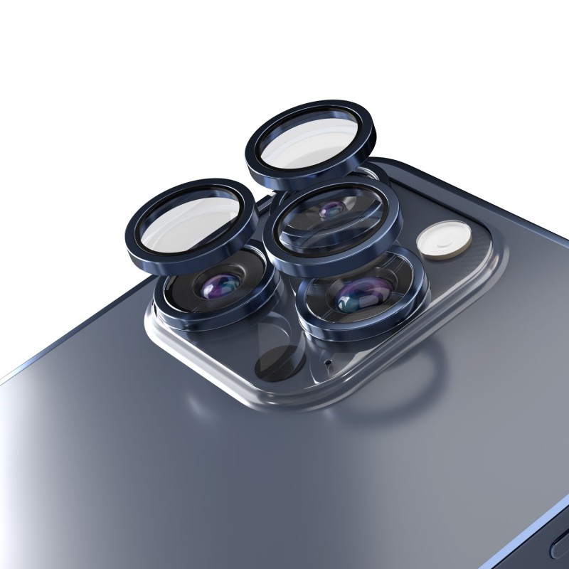 Etteri camera lens protector for iPhone 15 Pro / 15 Pro Max deep blue Etteri camera lens protector for iPhone 15 Pro / 15 Pro Max deep blue