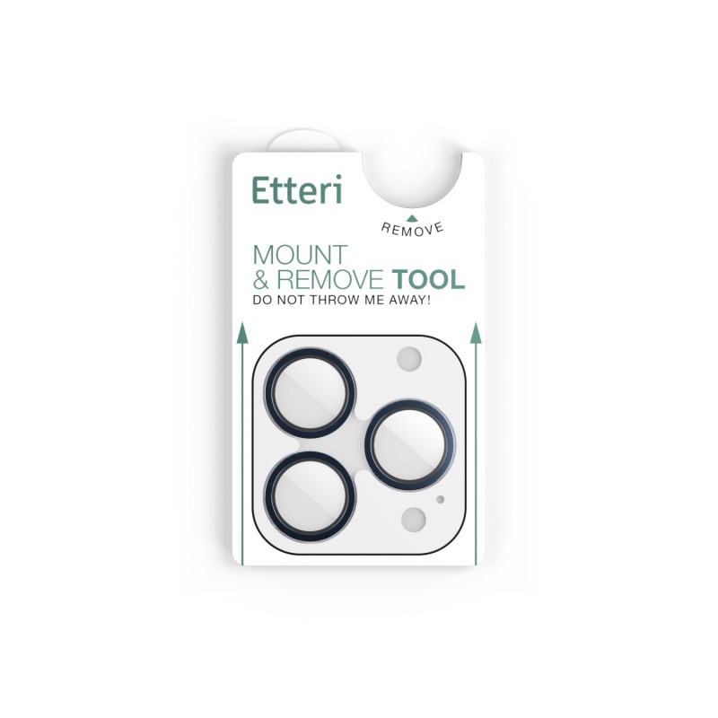Etteri camera lens protector for iPhone 15 Pro / 15 Pro Max deep blue Etteri camera lens protector for iPhone 15 Pro / 15 Pro Max deep blue