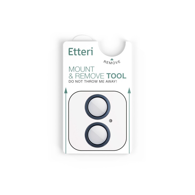 Etteri camera lens protector for iPhone 17 blue