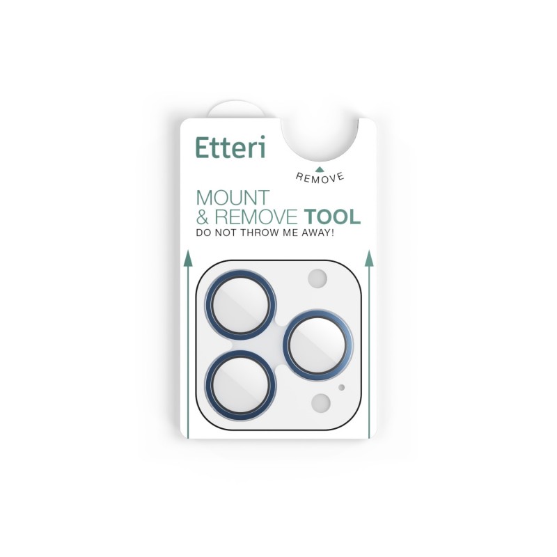 Etteri camera lens protector for iPhone 17 Pro / 17 Pro Max blue Etteri camera lens protector for iPhone 17 Pro / 17 Pro Max blue