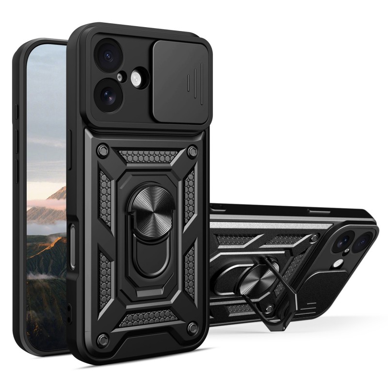 Defender Slide case for iPhone 17 6,3" black Defender Slide case for iPhone 17 6,3" black