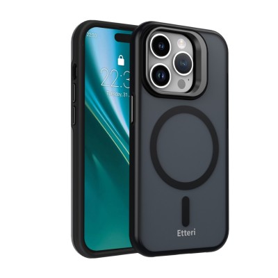 Etteri Morning Fog case for iPhone 15 Pro 6,1" black
