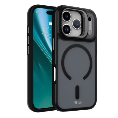 Etteri Morning Fog case for iPhone 17 Pro 6,3" black