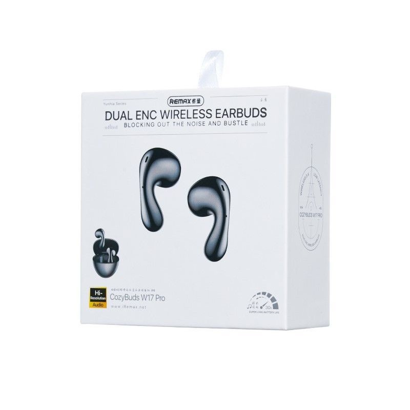 BLUETOOTH EARBUDS REMAX TWS W17 PRO BT 5.4 SILVER