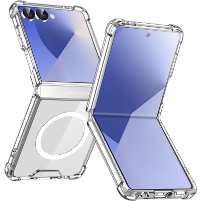 Magnetic Clear Case for Samsung Galaxy Z Flip7