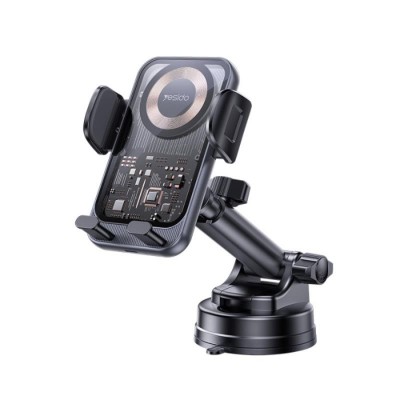 YESIDO CAR HOLDER C307 WIRELESS 15W BLACK