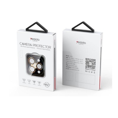 Yesido Lens Protector WB27 iPhone 16e BLACK / CZARNY