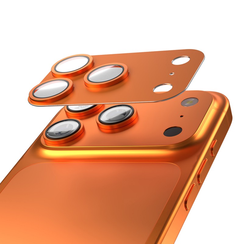 Etteri full camera lens guard for iPhone 17 Pro orange Etteri full camera lens guard for iPhone 17 Pro orange