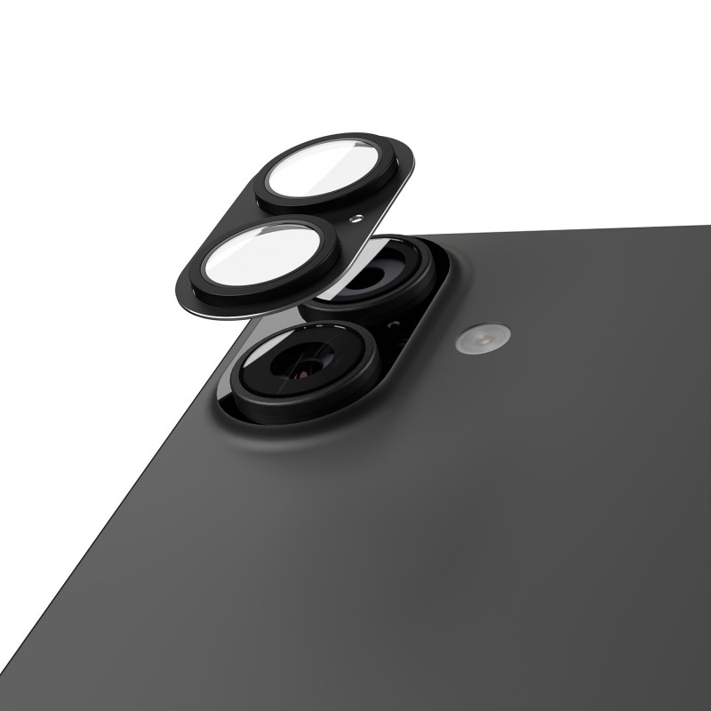 Etteri full camera lens guard for iPhone 17 black Etteri full camera lens guard for iPhone 17 black
