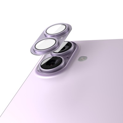 Etteri full camera lens guard for iPhone 17 pink