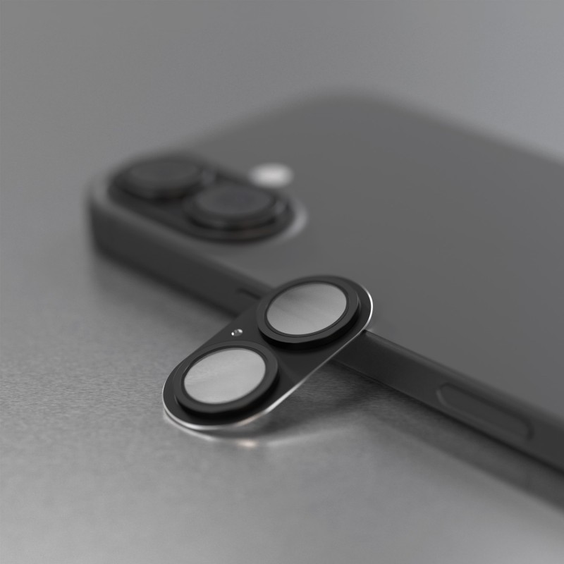 Etteri full camera lens guard for iPhone 17 black Etteri full camera lens guard for iPhone 17 black