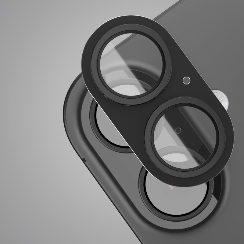 Etteri full camera lens guard for iPhone 17 black Etteri full camera lens guard for iPhone 17 black