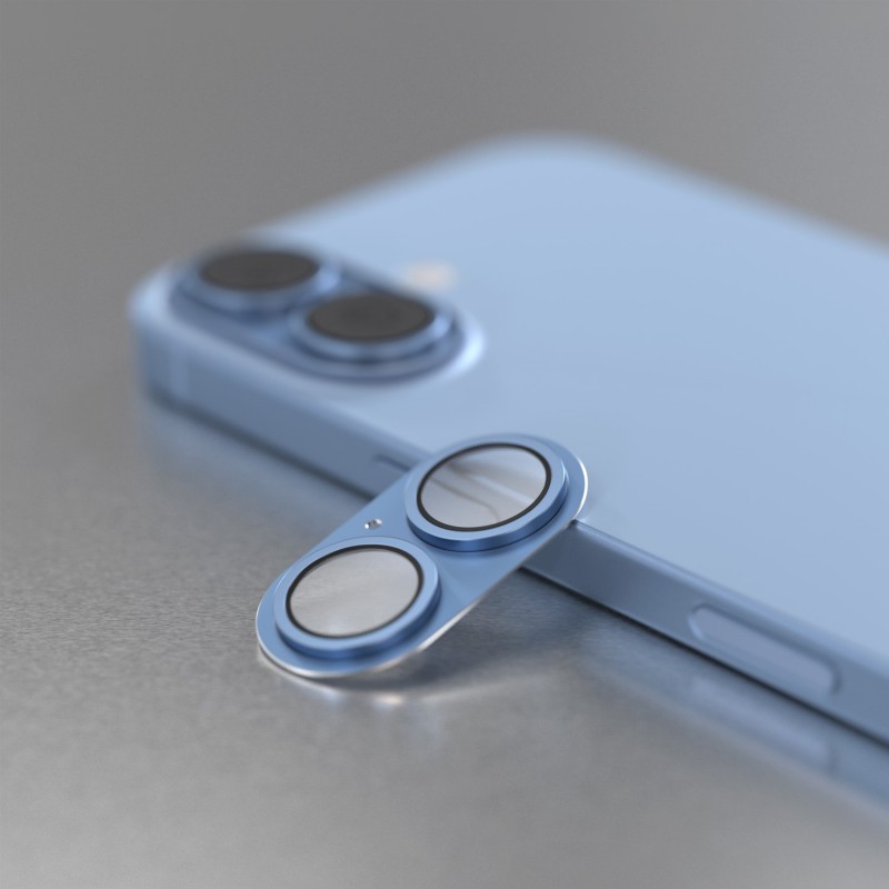 Etteri full camera lens guard for iPhone 17 blue Etteri full camera lens guard for iPhone 17 blue