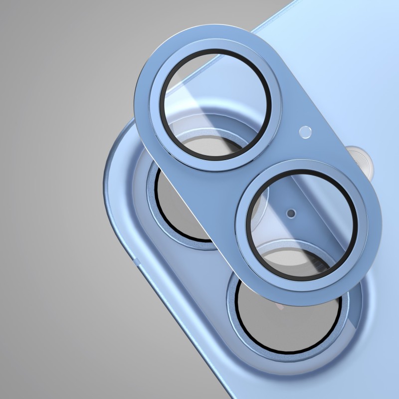 Etteri full camera lens guard for iPhone 17 blue Etteri full camera lens guard for iPhone 17 blue