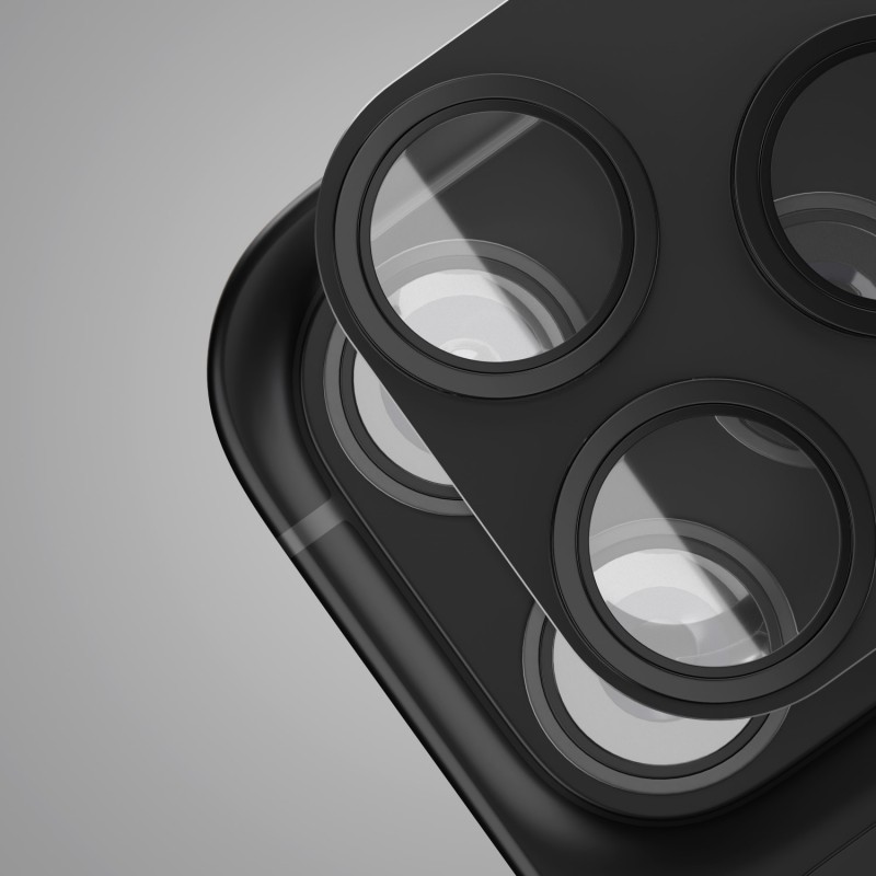 Etteri full camera lens guard for iPhone 17 Pro Max black Etteri full camera lens guard for iPhone 17 Pro Max black