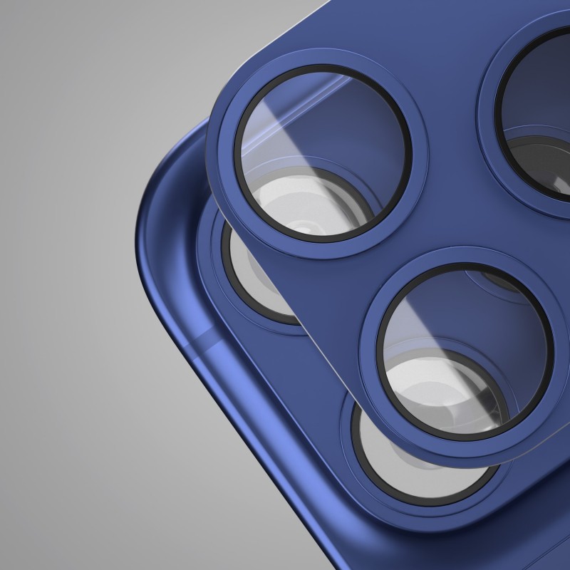 Etteri full camera lens guard for iPhone 17 Pro Max blue Etteri full camera lens guard for iPhone 17 Pro Max blue