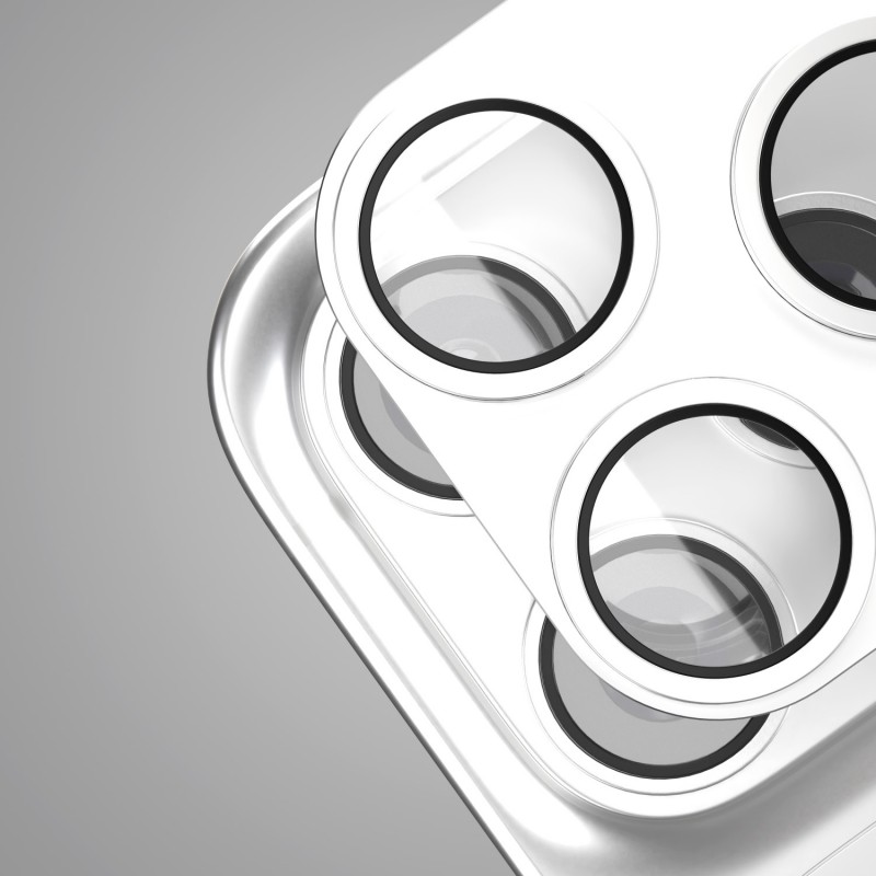 Etteri full camera lens guard for iPhone 17 Pro Max silver Etteri full camera lens guard for iPhone 17 Pro Max silver