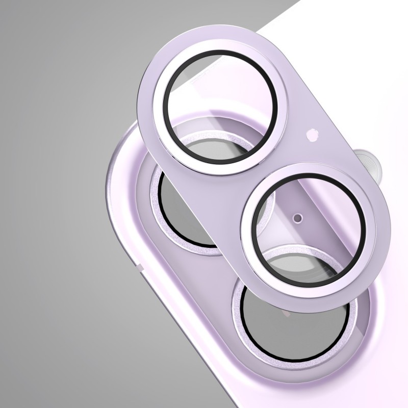 Etteri full camera lens guard for iPhone 17 pink