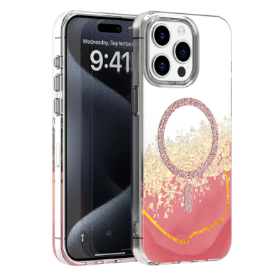 Epoxy Mag case for iPhone 14 Pro 6,1" pink