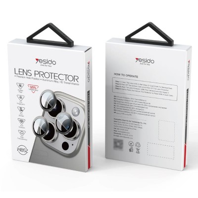 YESIDO LENS PROTECTION WB52 IPHONE 16 PRO /16 PRO MAX BLACK