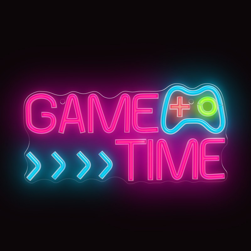 Forever Light Neon PLEXI LED GAME TIME multicolor FPNE34 Forever Light Neon PLEXI LED GAME TIME multicolor FPNE34