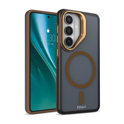 Etteri Morning Fog case for Samsung Galaxy S26 brown