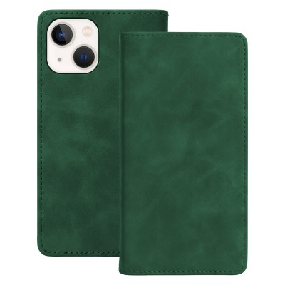 Smart Suede case for iPhone 15 6,1" green